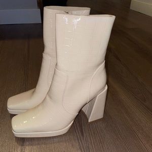 Jamie Croc Platform Boots